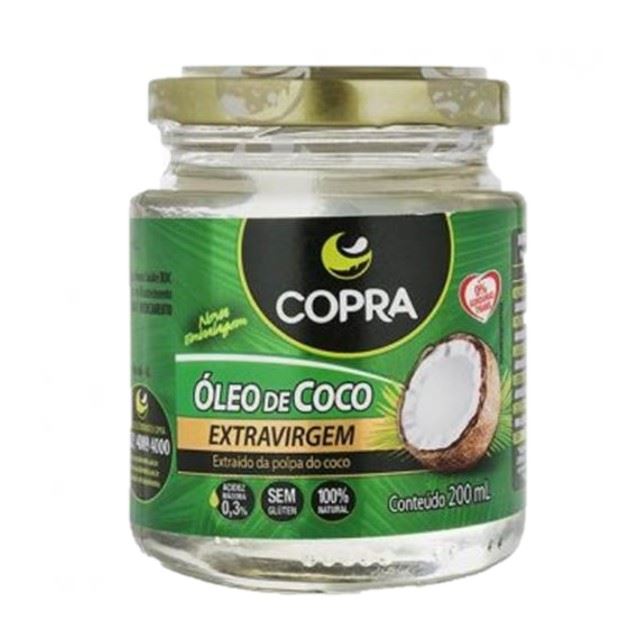 OLEO DE COCO EXTRA VIRGEM COPRA 200ML