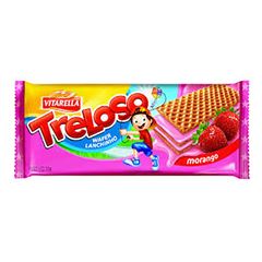 BISCOITO WAFER TRELOSO MORANGO 35G