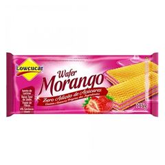 WAFFER MORANGO ZERO LOWCUCAR 115G