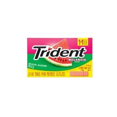 CHICLETE TRIDENT MELANCIA 14S 25,2G