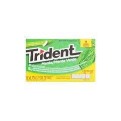 CHICLETE TRIDENT MENTA 14S 25,2G