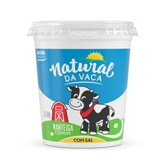 MANTEIGA COM SAL NATURAL DA VACA POTE 500G