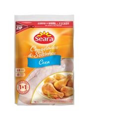 COXA DE FRANGO ZIP IQF SEARA PACOTE 1KG.