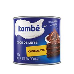 DOCE DE LEITE CHOCOLATE ITAMBÉ LATA 800G