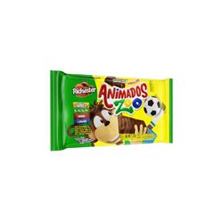 BISCOITO LEITE COBERTO DE CHOCOLATE ANIMADOS ZOO 40G