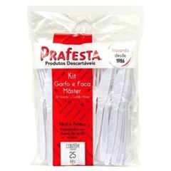 KIT GARFO FACA MASTER PRAFESTA C/25