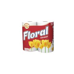 PAPEL HIG FLORAL PERF. C/4