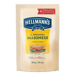 MAIONESE HELLMANS DOY PACK 200G