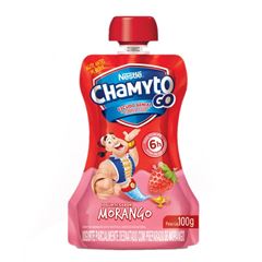 IOGURTE CHAMYTO POUCH MORANGO NESTLE 100G