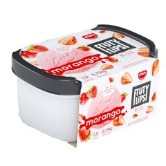 SORVETE SLIP'S MORANGO FRUTYLIPS 1,5L