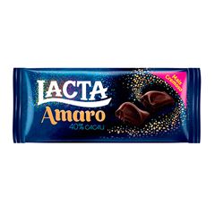 BARRA DE CHOCOLATE LACTA AMARO 40% CACAU 90G