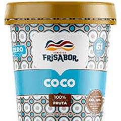 SORVETE ZERO COCO FRISABOR 500ML