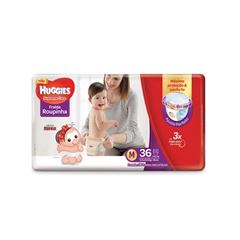 FRALDA  DESCARTAVEL HUGGIES ROUPA SUP CARE MEGA M/36