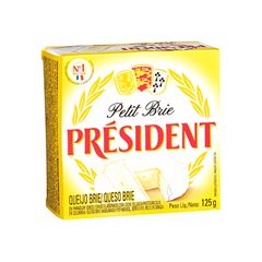 QUEIJO BRIE PRESIDENT PACOTE 125G