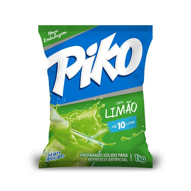 REFRESCO PIKO LIMÃO 1KG RENDE 10L | Deskontão Atacado