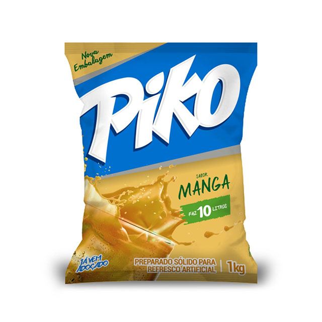 リピーター✨ picopico君様20:30 REFRESCO PIKO MANGA 1KG RENDE 10L | Deskontão Atacado