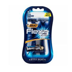 APARELHO DE BARBEAR BIC FLEX 3 AZUL