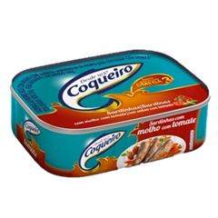 SARDINHA AO MOLHO DE TOMATE COQUEIRO 250G