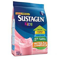 ALIMENTO EM PÓ SUSTAGEM KIDS MORANGO SACHE 190G