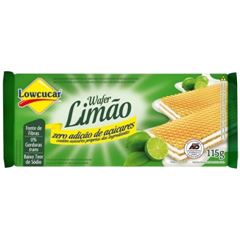 BISCOITO WAFER LIMÃO LOWÇUCAR  ZERO AÇUCAR 115G