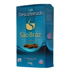 CAFÉ  SÃO BRAZ  DESCAFEINADO 250G