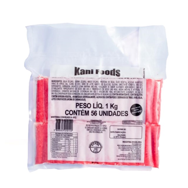 Kani Kama Foods Pacote 1kg Deskontão Atacado