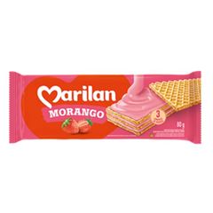 BISCOITO WAFER MORANGO MARILAN 80G