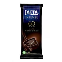 CHOCOLATE LACTA 60% CACAU CAFE 85G