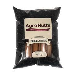 GERGELIM PRETO AGRONUTS 1KG