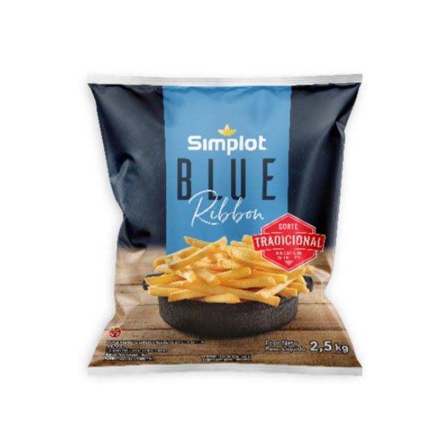 Simplot Blue Ribbon Fries BATATA CORTE TRADICIONAL BLUE RIBBONSIMPLOT 2,5KG | Deskontão Atacado