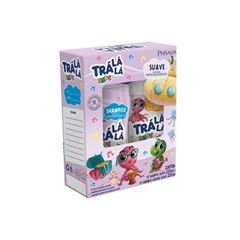 KIT SABONETE LIQUIDO + SHAMPOO TRALALABABY SUAVE 250ML