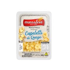 CAPELETTI QUEIJO MASSA LEVE 400G