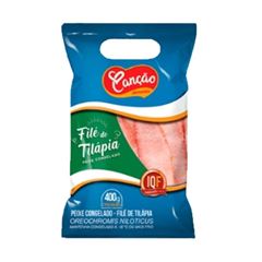 FILE PEIXE TILAPIA CANCAO PACOTE 400G.