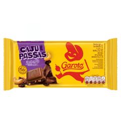 CHOCOLATE CAJU E PASSAS GAROTO 80G