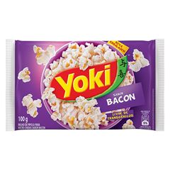 PIPOCA MICROONDAS BACON YOKI 100G
