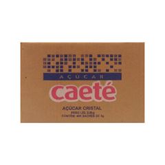 AÇÚCAR CRISTAL CAETÉ SACHE CX400X5G