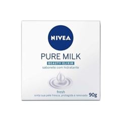 SABONETE NIVEA PURE MILK FRESH 90G
