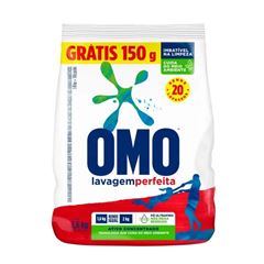 LAVA ROUPAS EM PO OMO LAVAGEM PERFEITAPROMOCIONAL 1,6KG