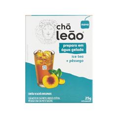 CHA GELADO ICE TEA PESSEGO LEAO 10SACHES 25G