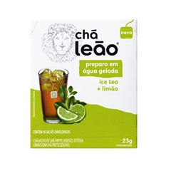 CHA GELADO ICE TEA LIMAO LEAO 10SACHES 23G