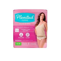 ROUPA INTIMA CLASSICA PLENITUD P/M COM8 UNIDADES