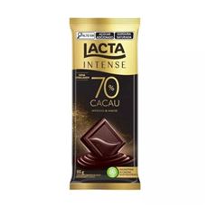 CHOC LACTA INTENSE 70% CACAU 85G
