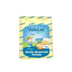 QUEIJO MUSSARELA FATIADO VALELAC 500G