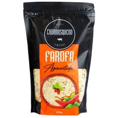 FAROFA TEMPERADA COM PIMENTA CHURRASQUERO CAIXA 20X200G