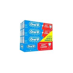 CREME DENTAL ORAL B 123 MENTA 70G L12P10