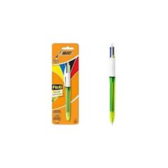 CANETA ESFEROGRAFICA FLUO 4 CORES BIC