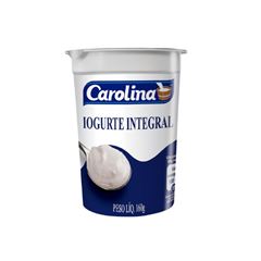 IOGURTE NATURAL COPO CAROLINA 160G
