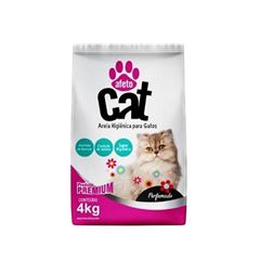 AREIA HIGIENICO PARA GATOS PERFUMADA 4KG