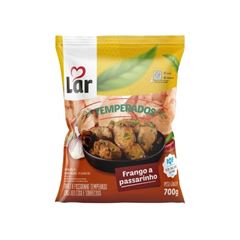FRANGO PASSARINHO TEMPERADO LAR IQF PAC700G CAIXA 14KG