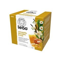 CHA CAMOMILA BAUNILHA MEL LEAO 10SC 15G